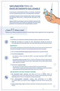 VACUNACIÓN PARA UN ENVEJECIMIENTO SALUDABLE