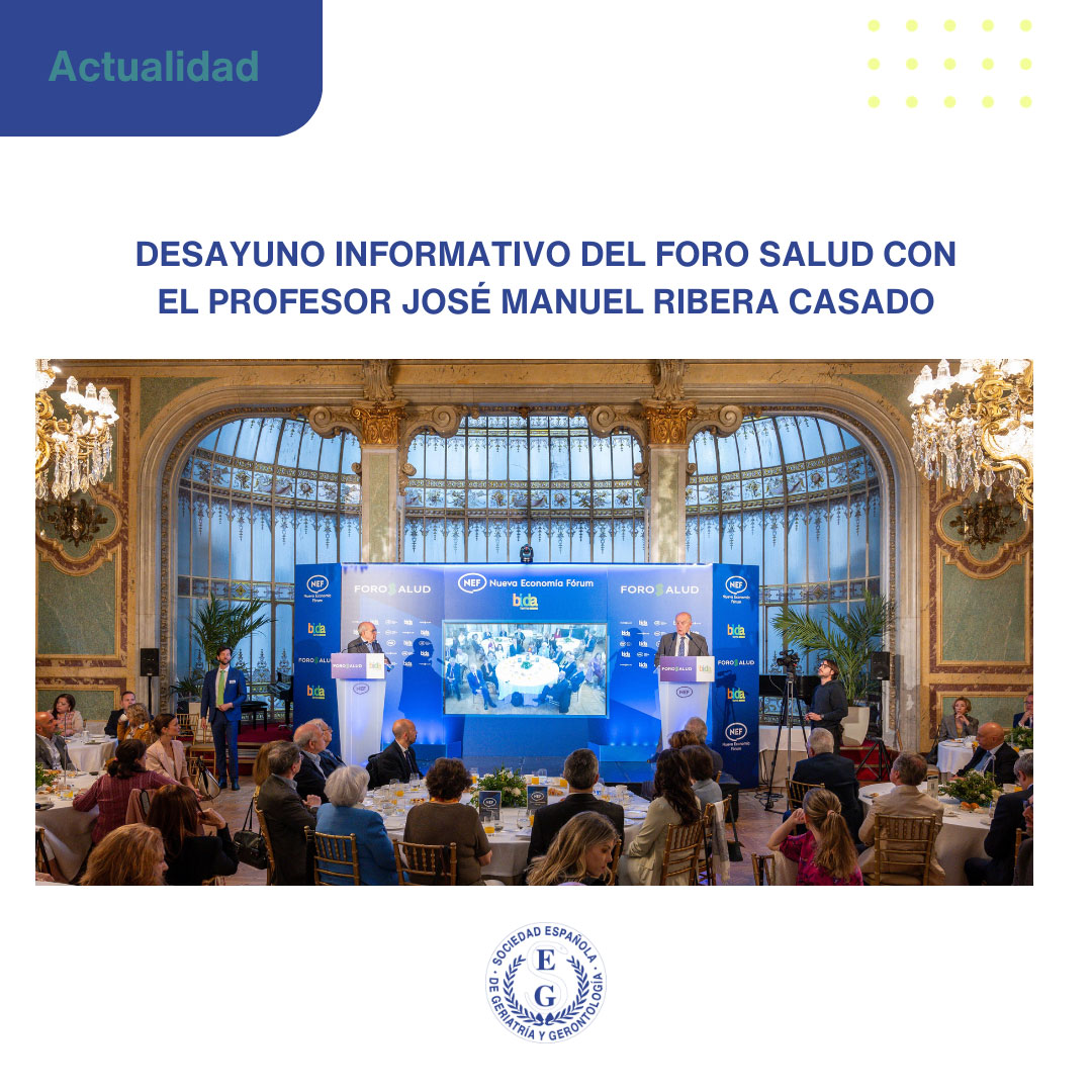 <p>El profesor José Manuel Ribera Casado ha protagonizado el desayuno informativo del Foro Sa