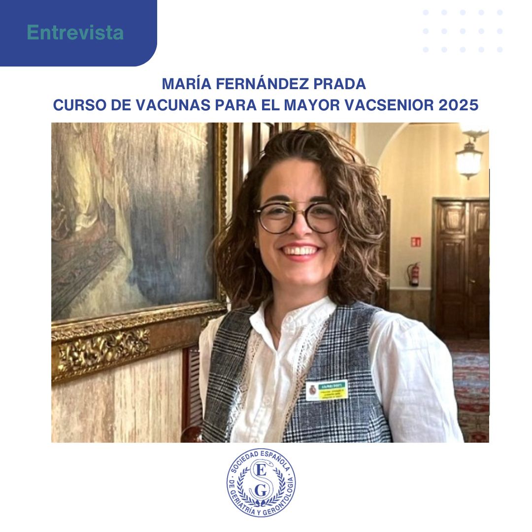<p>CURSO DE VACUNAS PARA EL MAYOR VacSenior 2025. Entrevista a María Fernández Pr